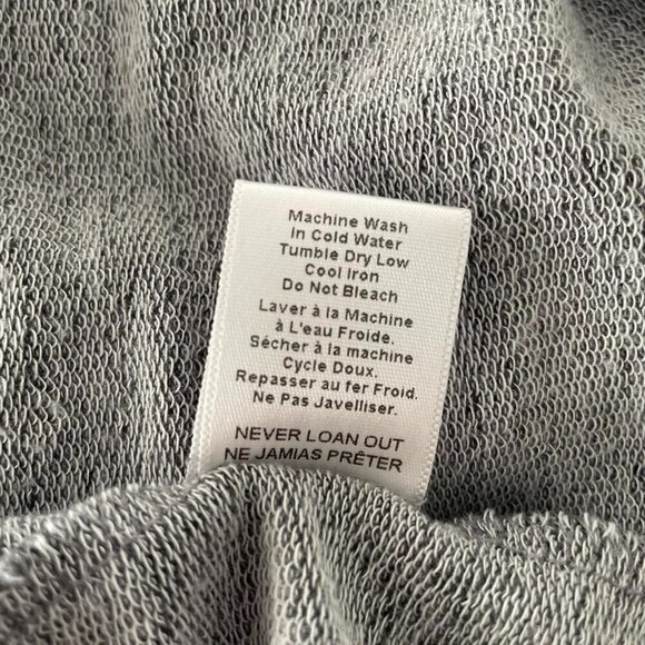 Nation LTD Size Medium Gray Dress 3/4 Sleeve Casual - Picture 7 of 7